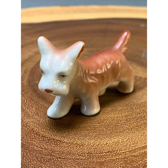 Vintage Japan Porcelain Dog Figurine Collectible 1.5 Inch tall - Picture 7 of 8